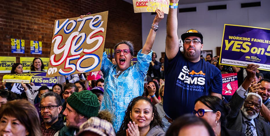 Prop 50 passes: California voters approve redistricting measure that could shift US House power