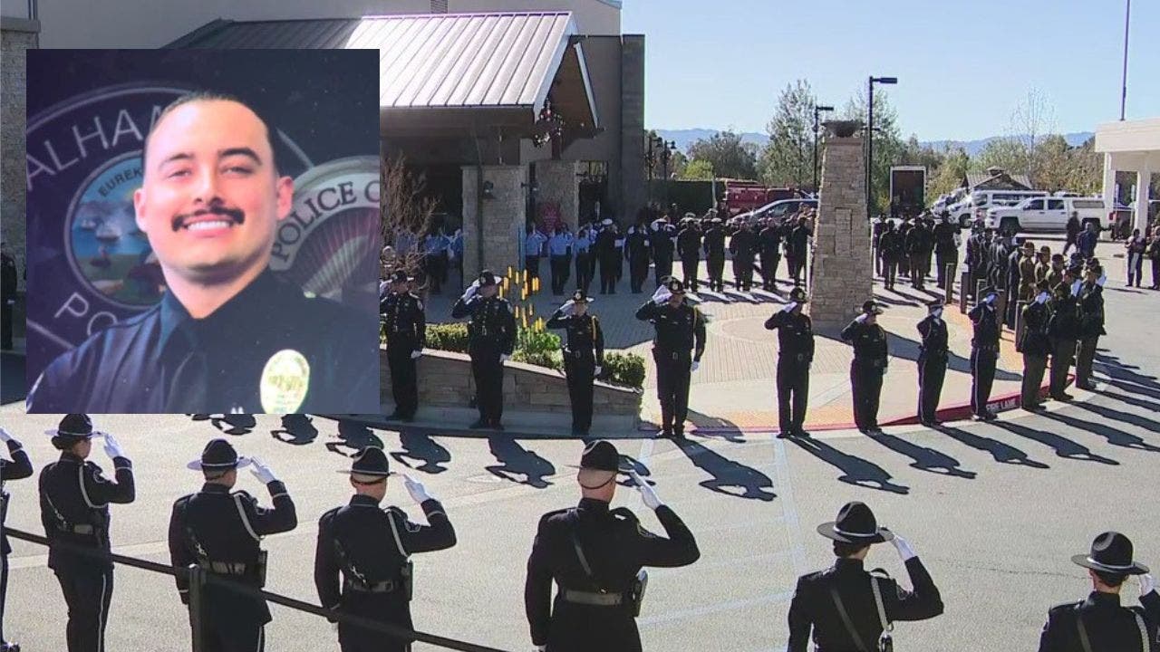 Alhambra police officer Alec Sanders laid to rest