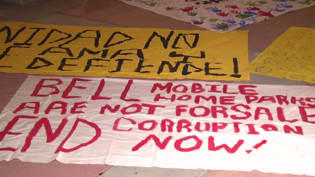 Bell residents push back against mobile home park sales that could displace hundreds