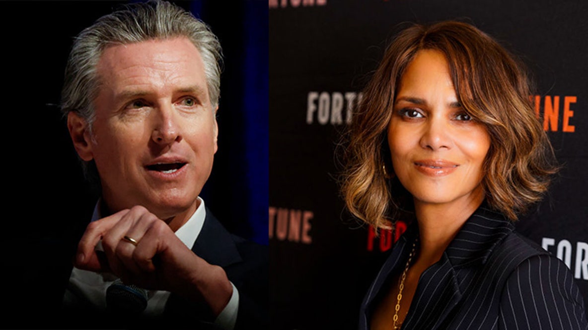 Halle Berry stuns crowd by criticizing Gavin Newsom, says he 'probably should not be our next president'