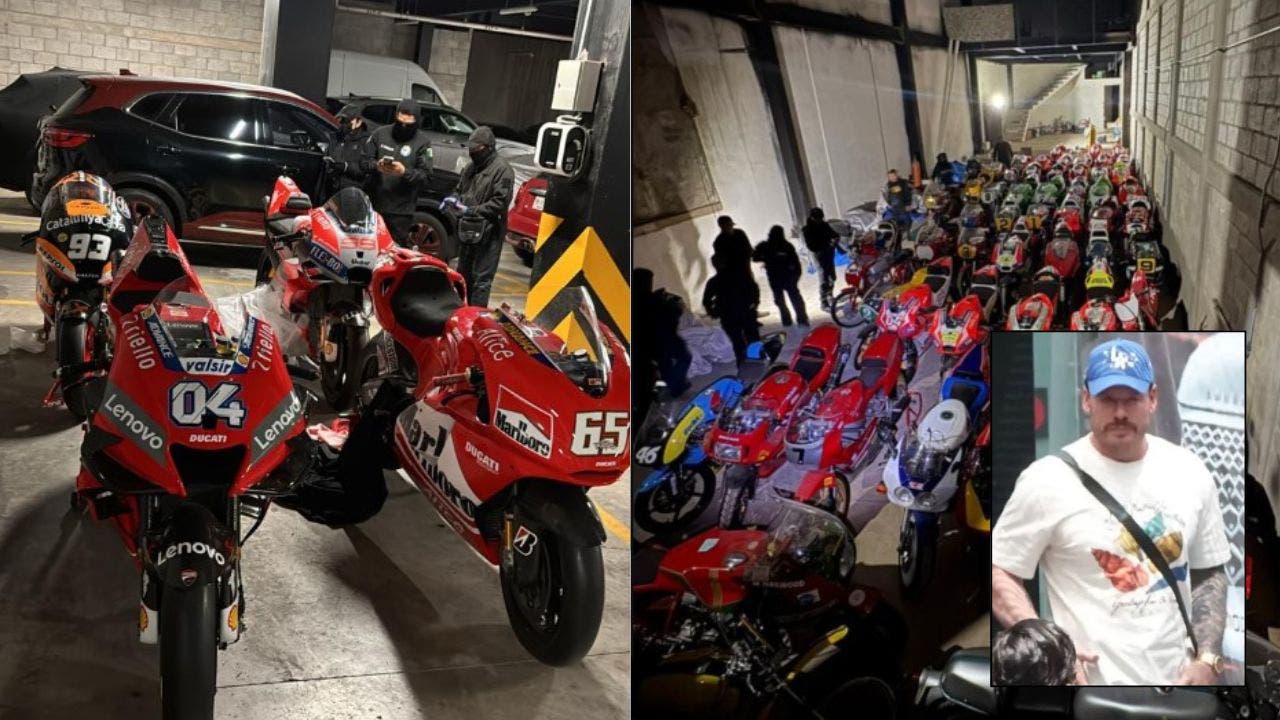 Dozens of motorcycles belonging to wanted fugitive Ryan James Wedding seized by Mexican authorities