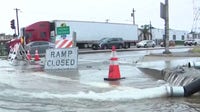 Flooding closes portion of 5 Freeway in Sun Valley
