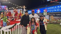 Los Angeles Angels foundation hosts kids holiday party