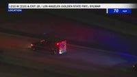 Suspect in custody after leading police on chase in stolen ambulance