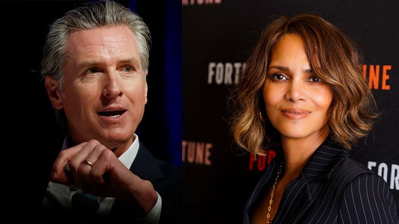 Halle Berry stuns crowd by criticizing Gavin Newsom, says he 'probably should not be our next president'