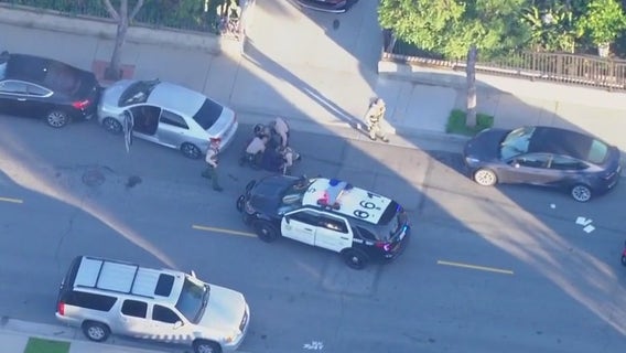 Alleged reckless DUI driver in LA County taken into custody after brief pursuit