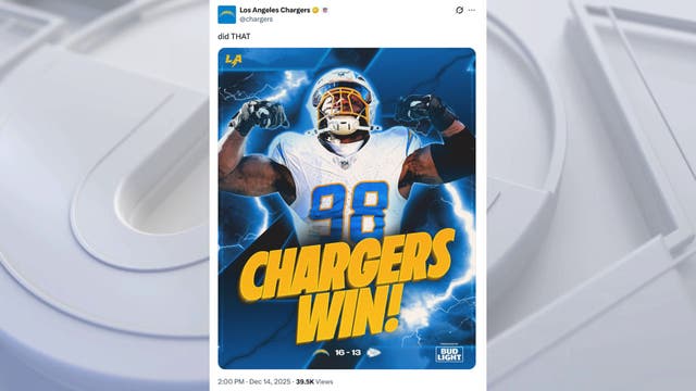Chargers end Kansas City Chiefs playoff hopes with road win