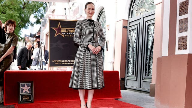 Emmy winner Sarah Paulson honored with star on Hollywood Walk of Fame