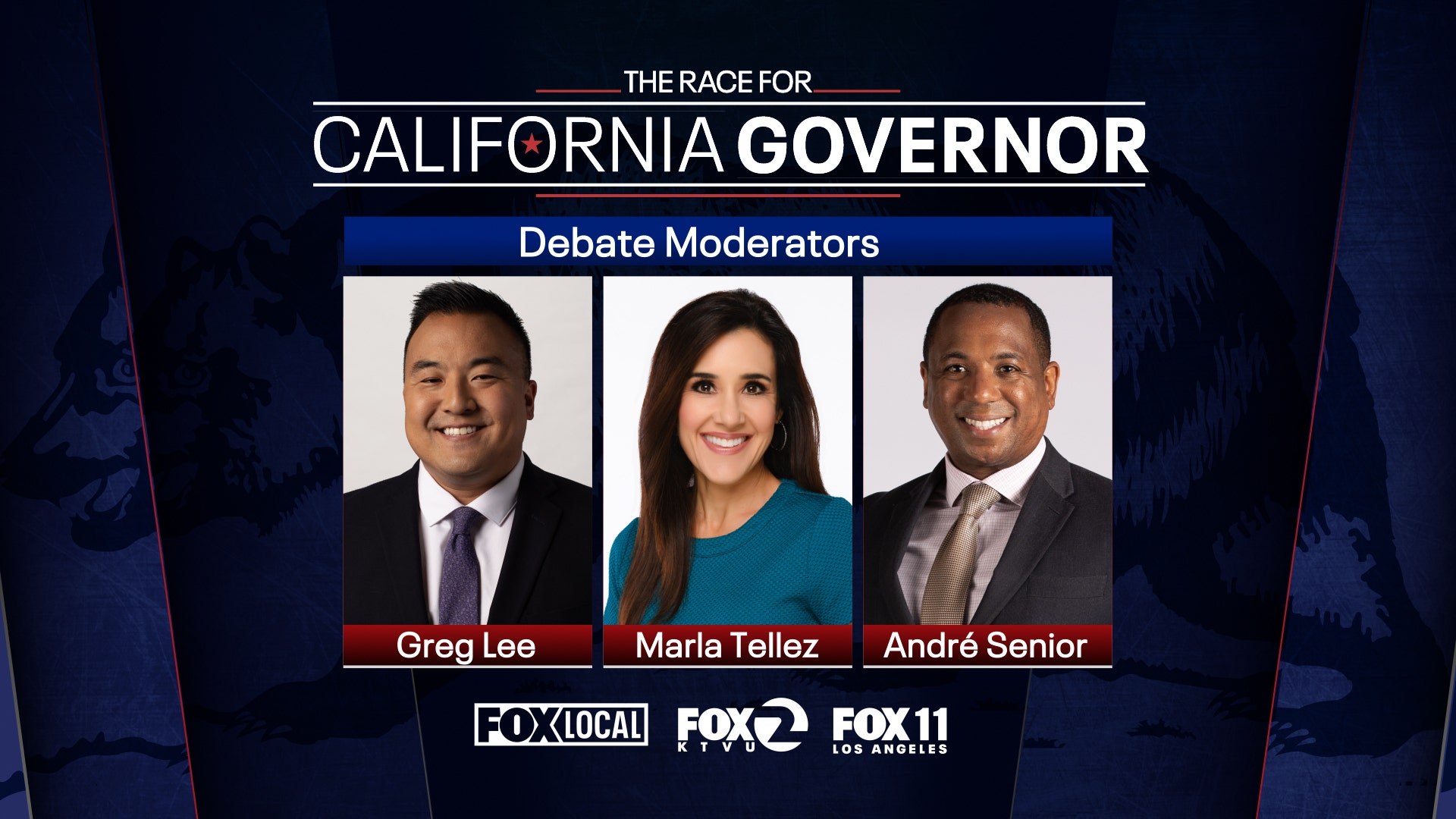 Meet the moderators: Journalists leading California's gubernatorial debate