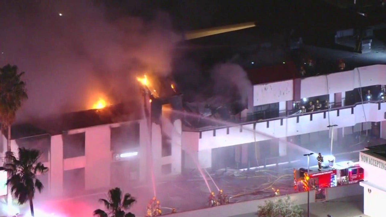 1 hospitalized after fire breaks out at office building in Winnetka