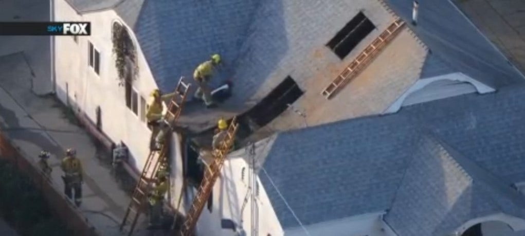 Man, dog found dead in East Hollywood house fire