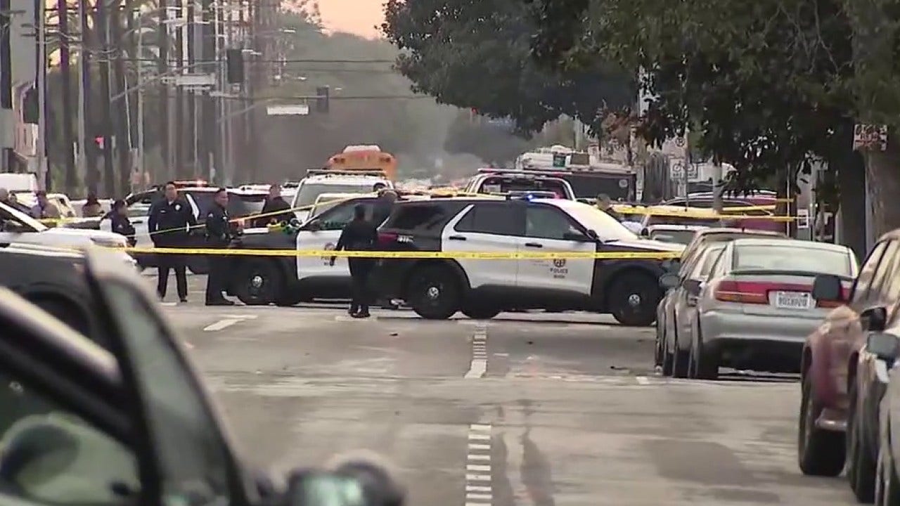 Burglary pursuit suspects on the run after crashing into innocent driver in Hyde Park