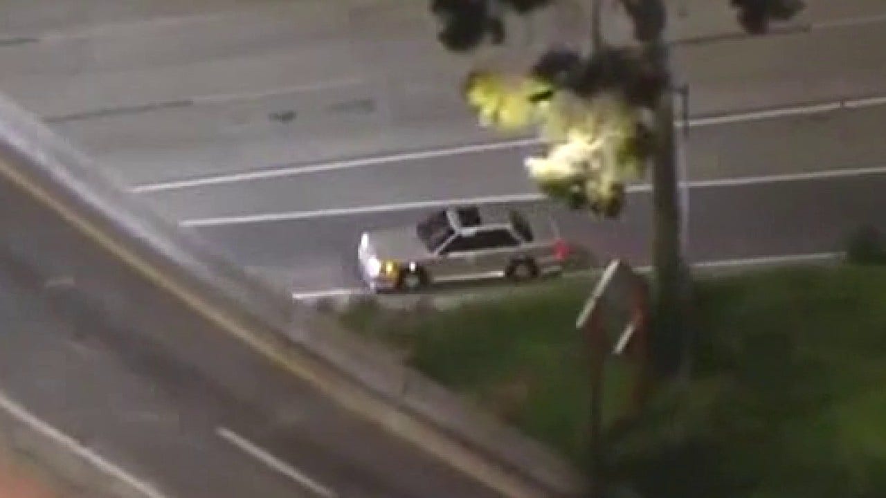 Police chase suspect ditches car in Boyle Heights