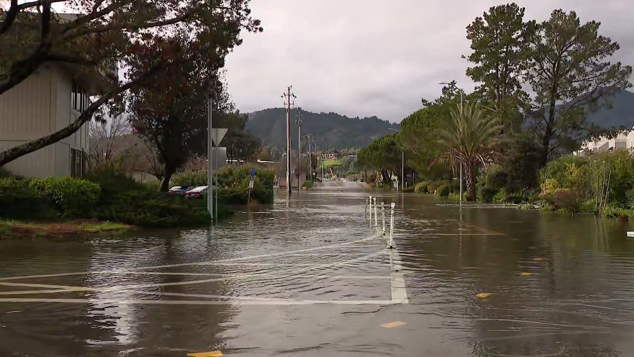 Rain continues in parts of California reeling from flooding and high tides