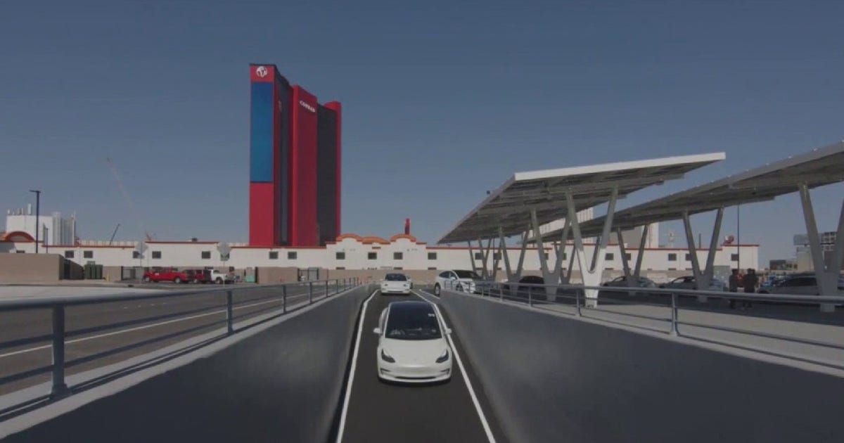 Elon Musk’s Vegas Loop moves downtown with 1st city construction permit