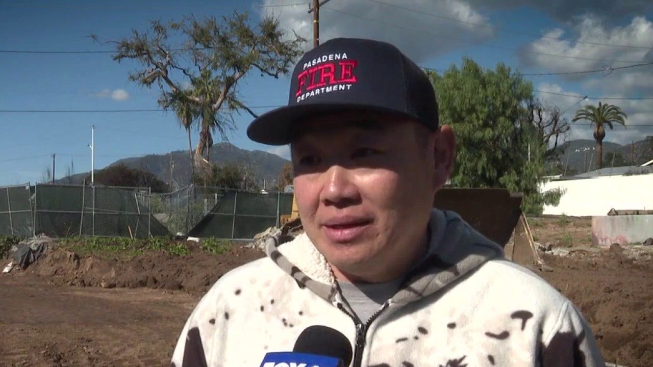 Firefighter reflects on losing his home in Eaton Fire