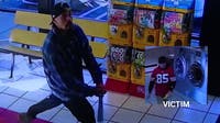 Man with machete goes after teen in 49ers jersey at laundromat in Pomona