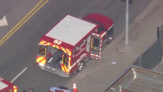 Food delivery robot, ambulance collide in Hollywood