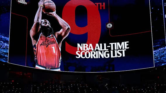 James Harden passes Shaquille O’Neal on NBA’s all-time scoring list