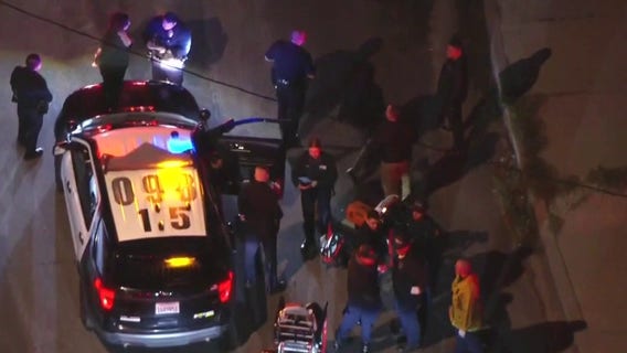 Pursuit crash in North Hollywood leaves 2 LAPD officers injured