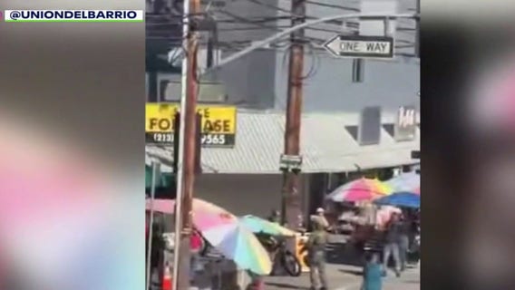 ICE in LA: Federal agents conduct raid in downtown’s Fashion District