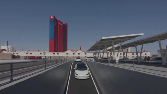 Elon Musk’s Vegas Loop moves downtown with 1st city construction permit