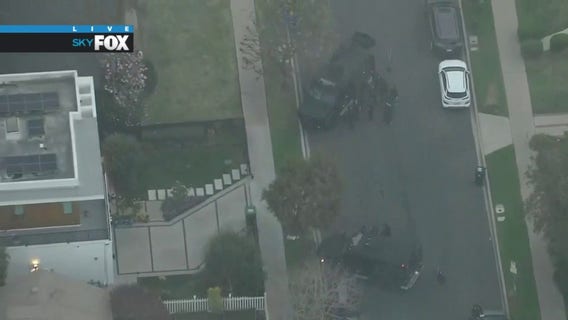 Standoff underway involving person accused of breaking into home in West Los Angeles