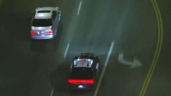 Wrong-way driver leads police chase across Los Angeles