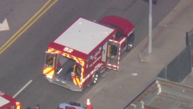 Food delivery robot, ambulance collide in Hollywood