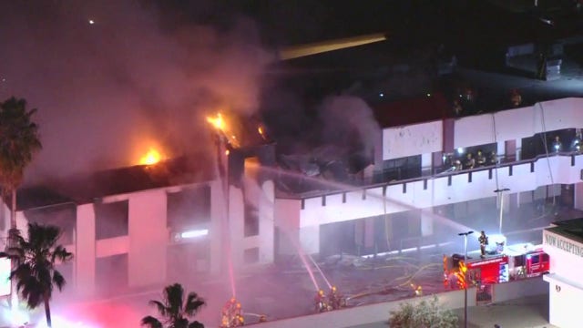 Woman hospitalized after fire tears through Winnetka office building