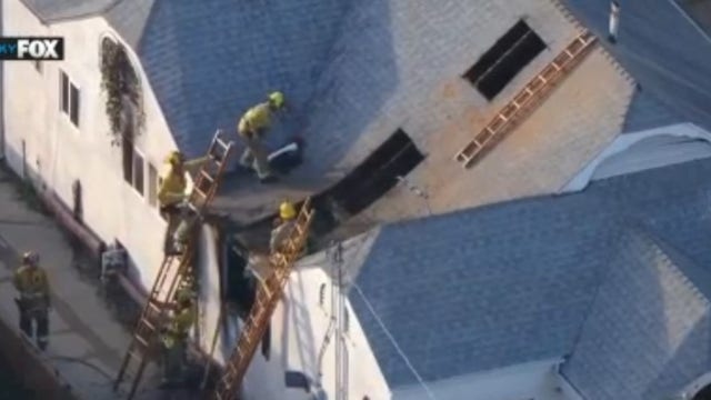 Man, dog found dead in East Hollywood house fire