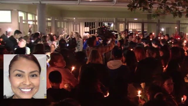 Students, families remember Los Angeles teacher allegedly killed by firefighter husband