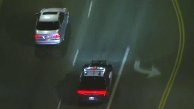 Wrong-way driver leads police chase across Los Angeles