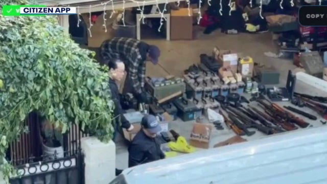 LAPD seizes 100 firearms from Lincoln Heights home