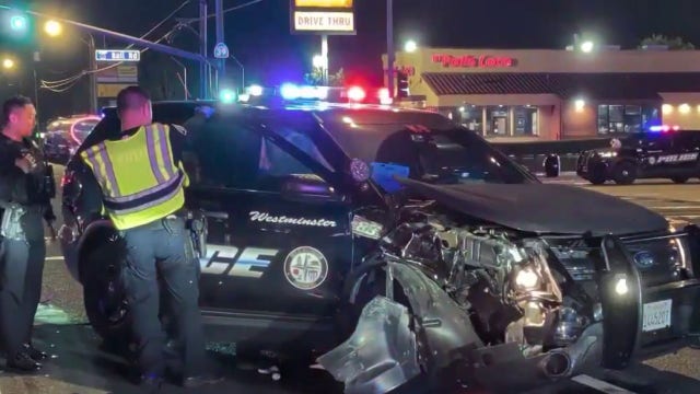 Police chase ends in crash involving bystander in OC