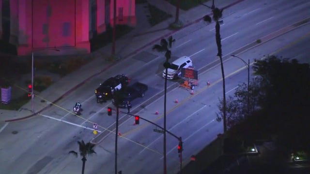 Speeding possible cause of Burbank crash near Warner Bros., officials say