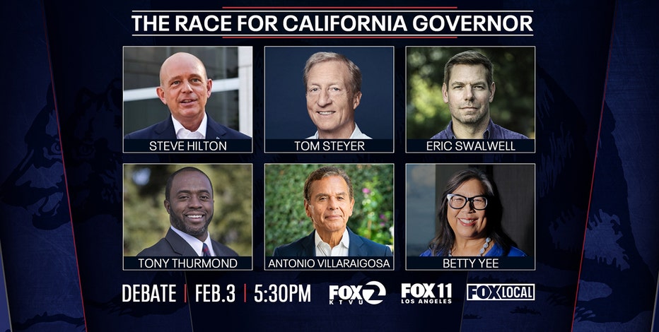 California Governor Debate: Meet the candidates