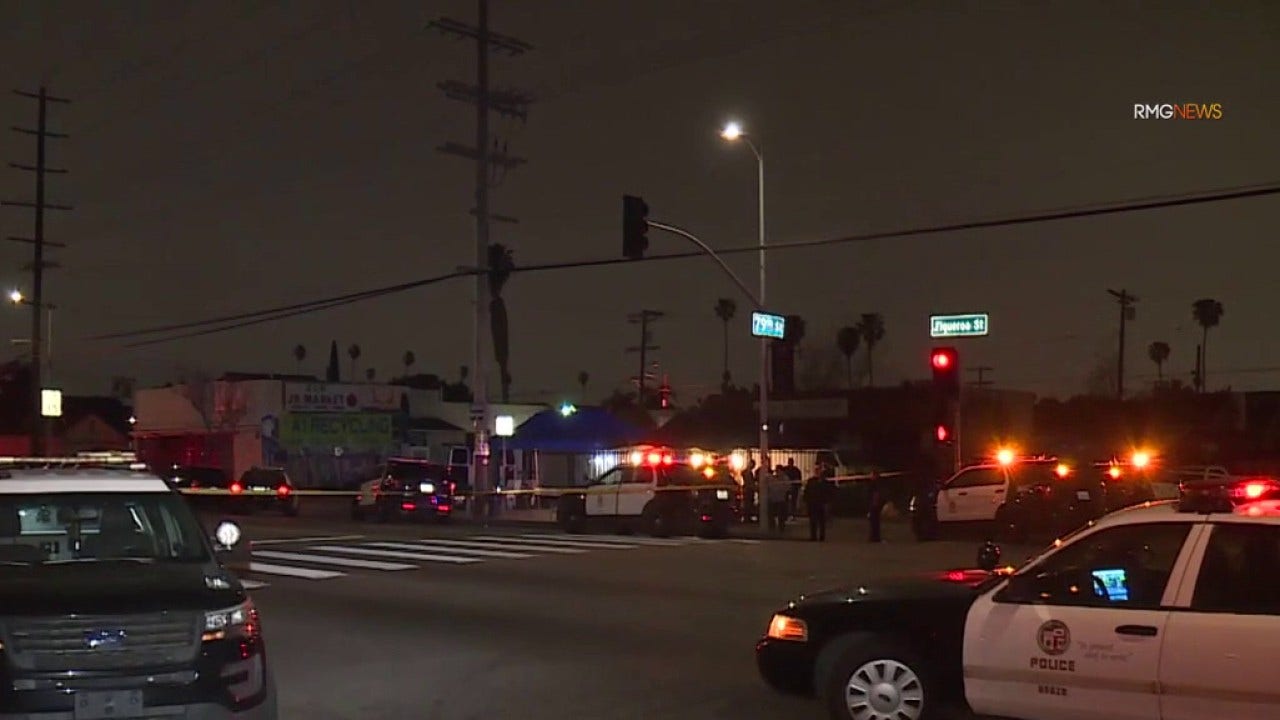 Man shot dead at taco stand in South LA