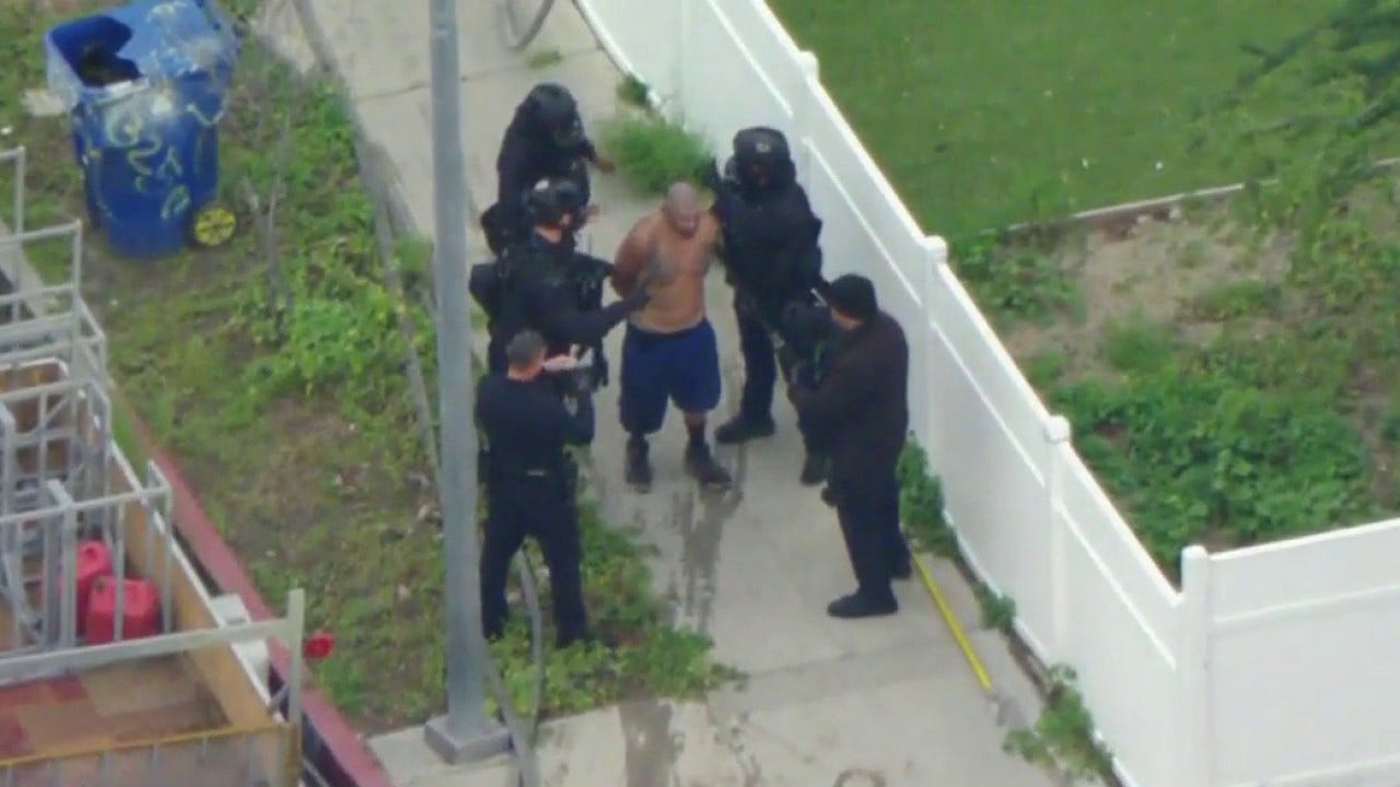 Burglary suspect in custody after hours-long standoff with SWAT in Pacoima