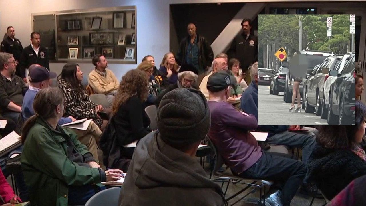Residents voice outrage at town hall over alleged prostitution near homes, schools