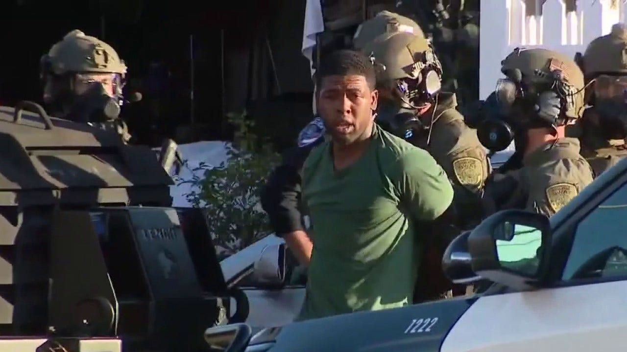 Escaped inmate captured after barricading inside Torrance home