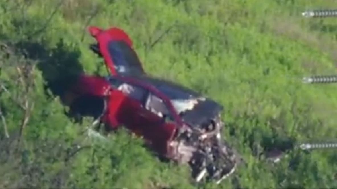 1 dead after Tesla plunges down Malibu Canyon Road hillside