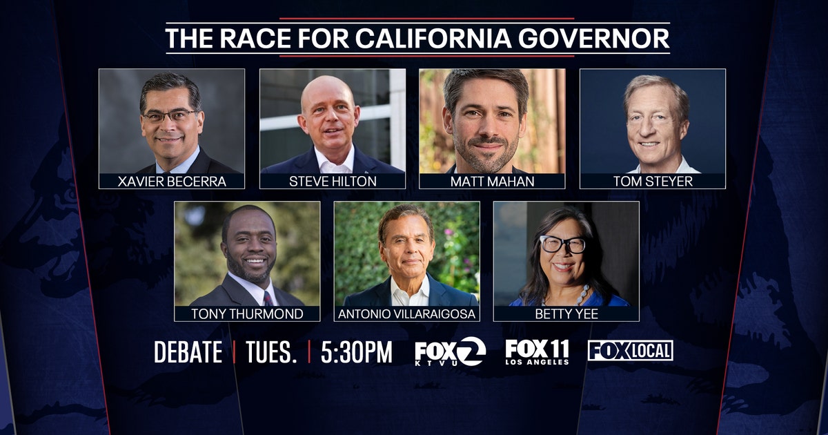 WATCH: California governor debate