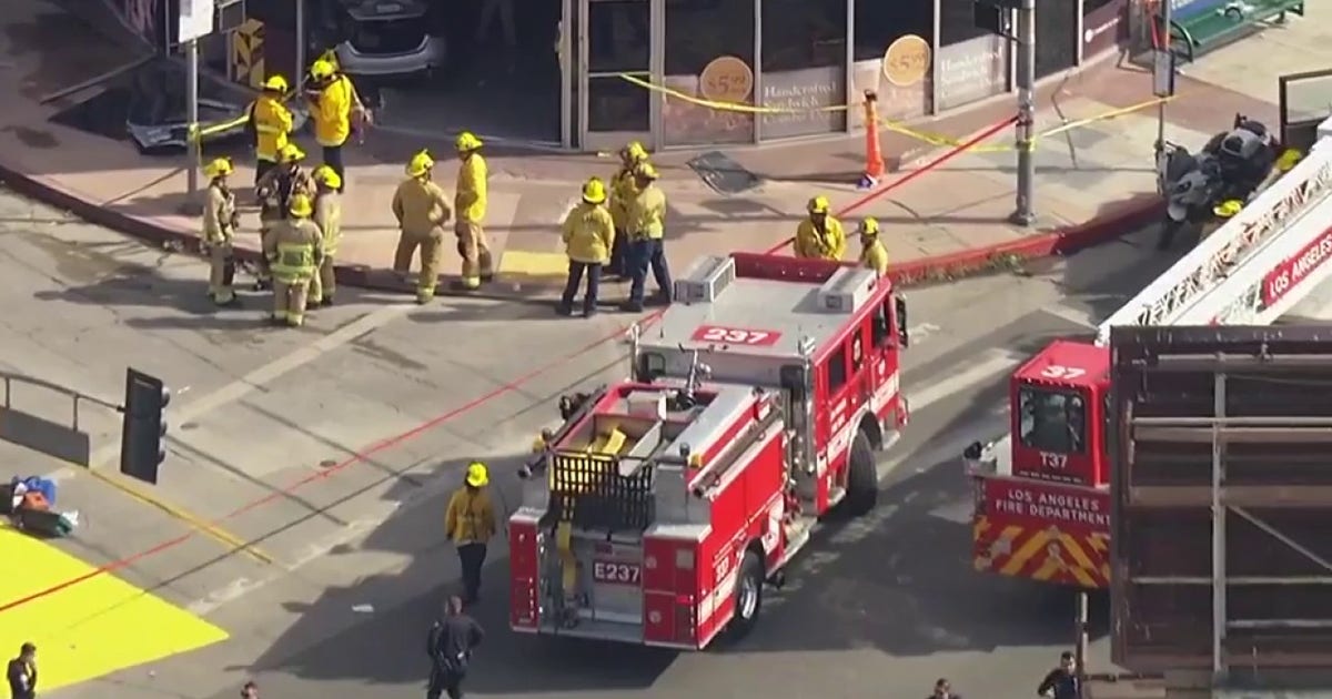 At least 3 dead, multiple injured after car crashes into LA grocery store