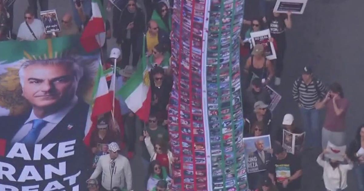 Global Day of Action: Thousands rally in downtown LA for Iranian regime change