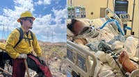 LA firefighter survives life-altering crash after car plummets off 800-foot cliff