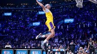 Lakers' Jaxson Hayes falls short in slam dunk contest at Intuit Dome