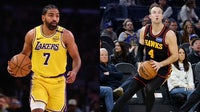 Lakers trade Gabe Vincent, second-round pick to Atlanta for Luke Kennard: report