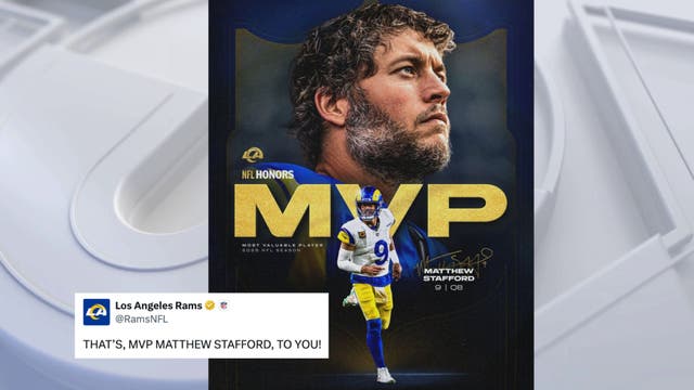 Matthew Stafford named NFL MVP and announces return to Rams