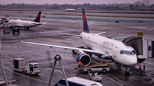 Ground stop issued at LAX as storm slams Southern California